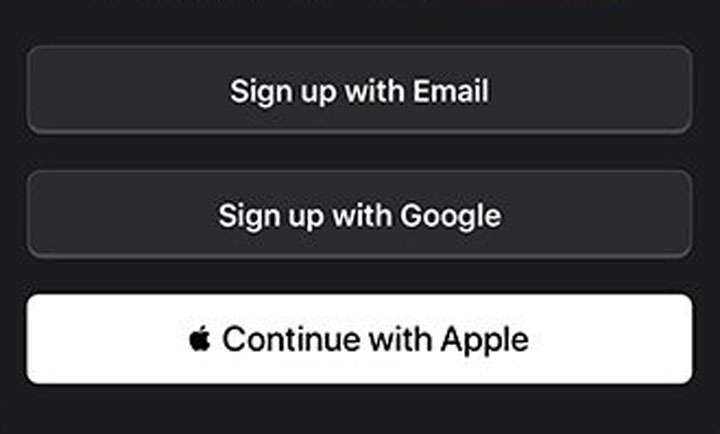 Sign in with Apple 
