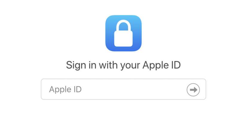 Apple ID sign in