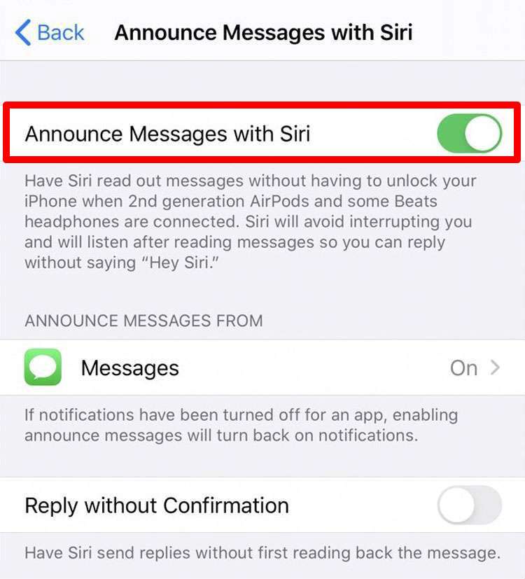 How to have Siri automatically read incoming messages on AirPods.