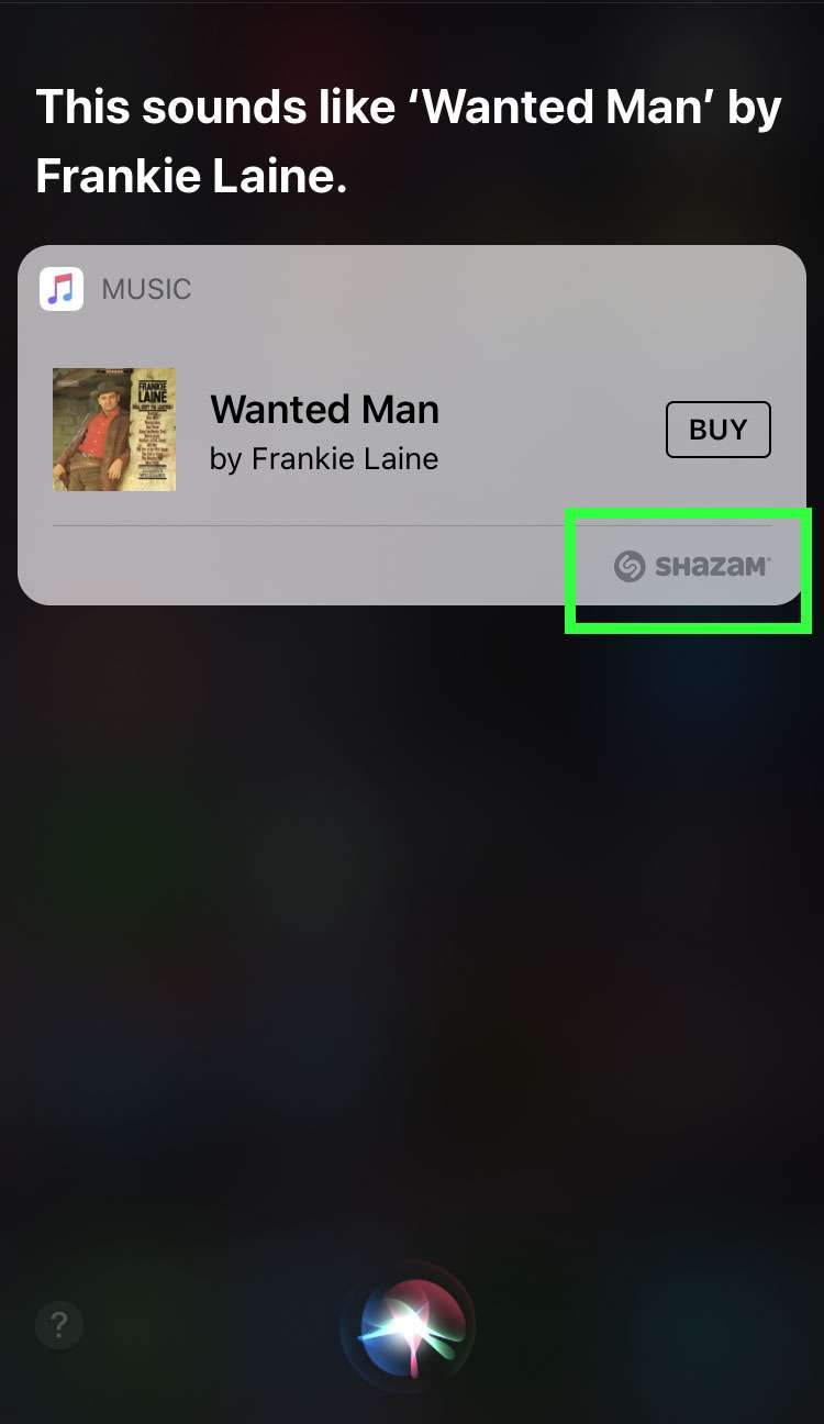 Shazam with Siri 2 Shazam with Siri 2
