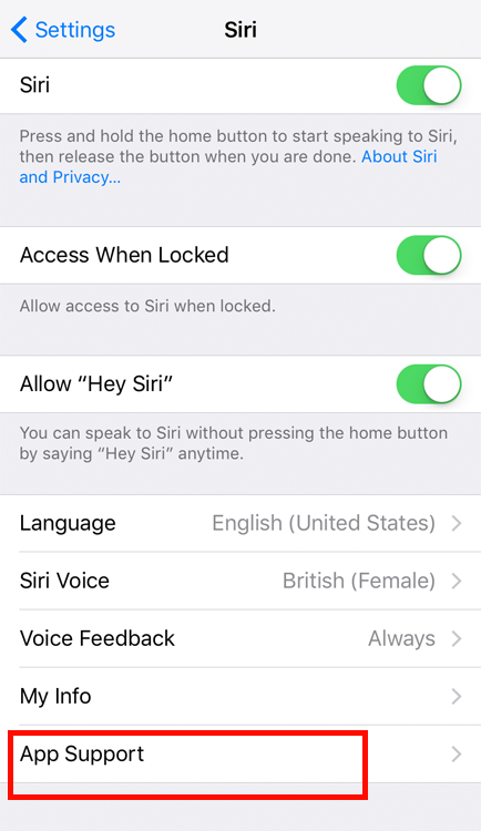 Siri third-party apps 2