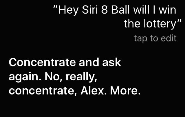 Siri 8 Ball