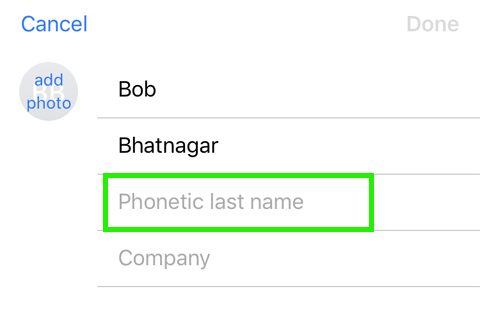 Phonetic last name Siri