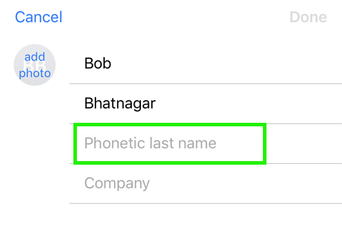 Phonetic last name Siri Phonetic last name Siri
