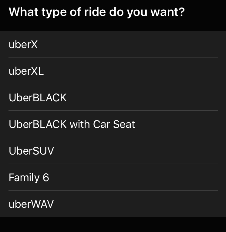 Siri Uber Siri Uber
