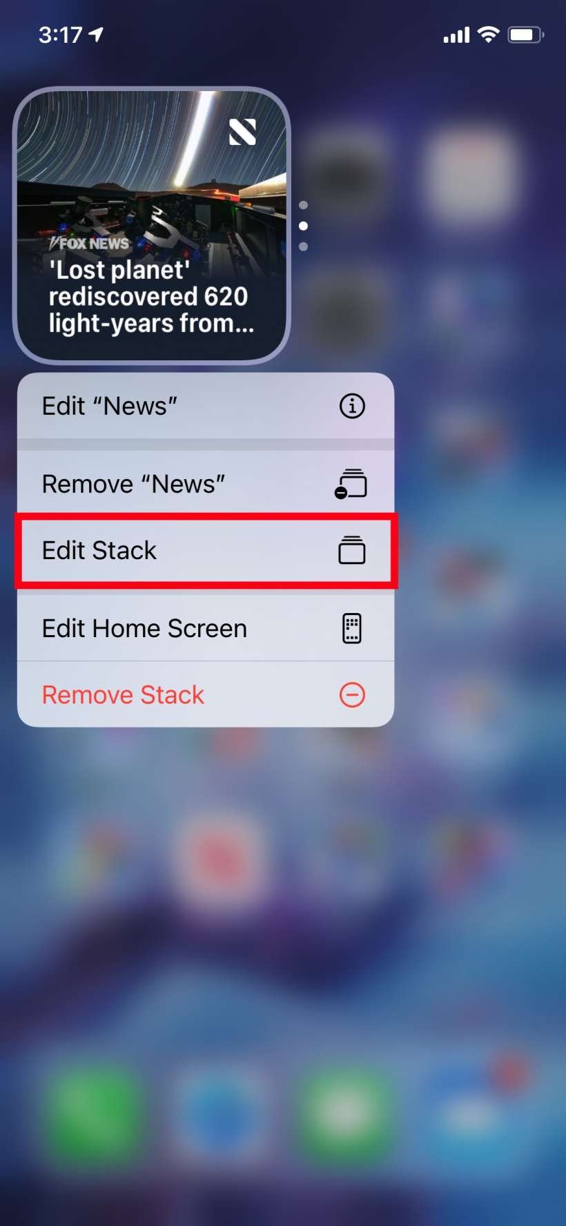 How to edit smart stacks on iPhone and iPad.
