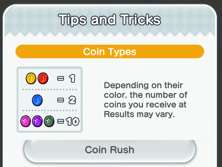 Super Mario Run Coin Values Super Mario Run Coin Values