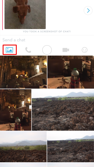 How to use photos from your camera roll in Snapchat. How to use photos from your camera roll in Snapchat.