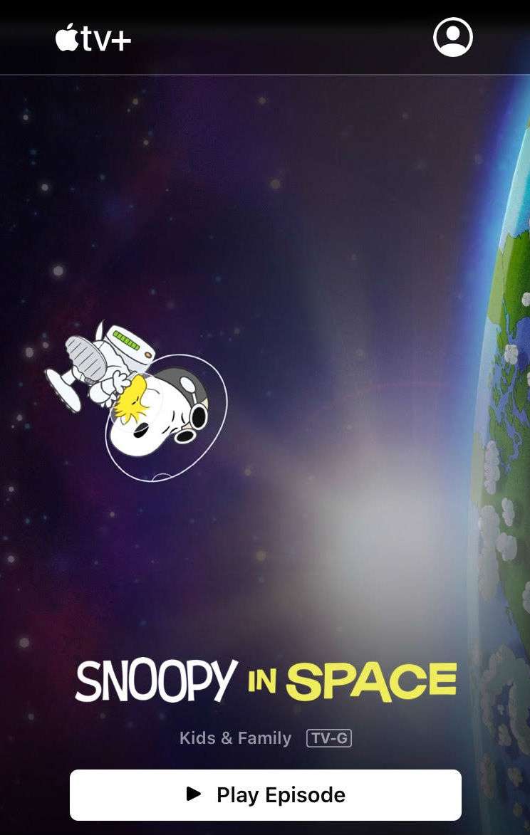 Snoopy In Space Apple TV Plus Chromecast