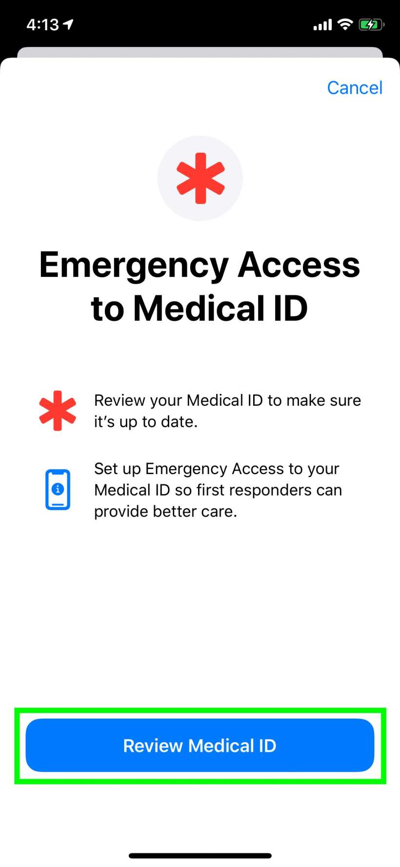 How to automatically share your Medical ID if you make an emergency call from iPhone and iPad.