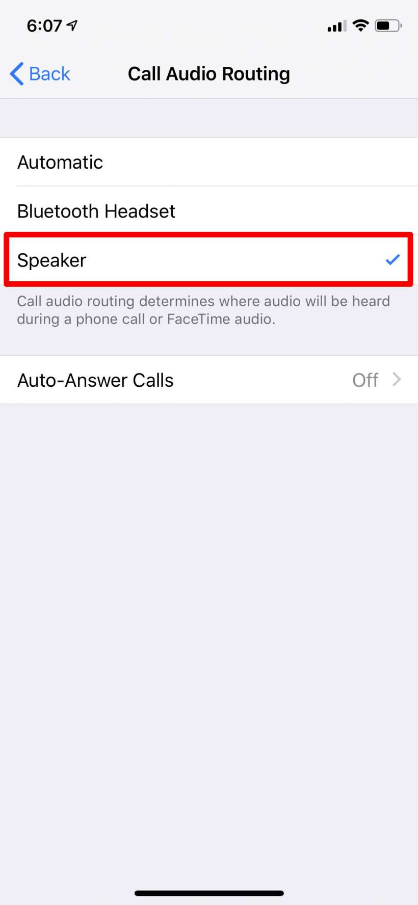 How to automatically turn on speakerphone on iPhone.