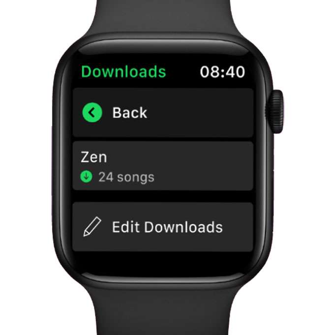 Spotify Apple Watch