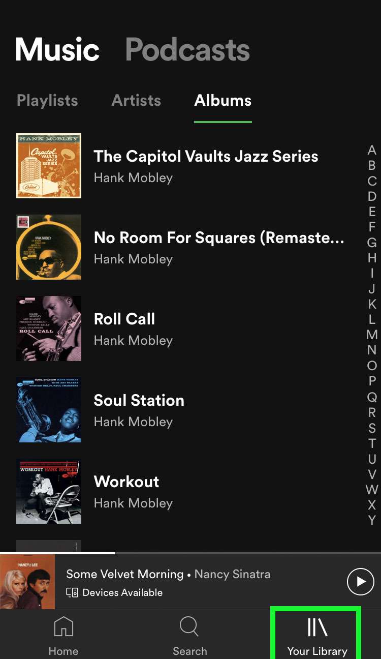 Spotify My Library