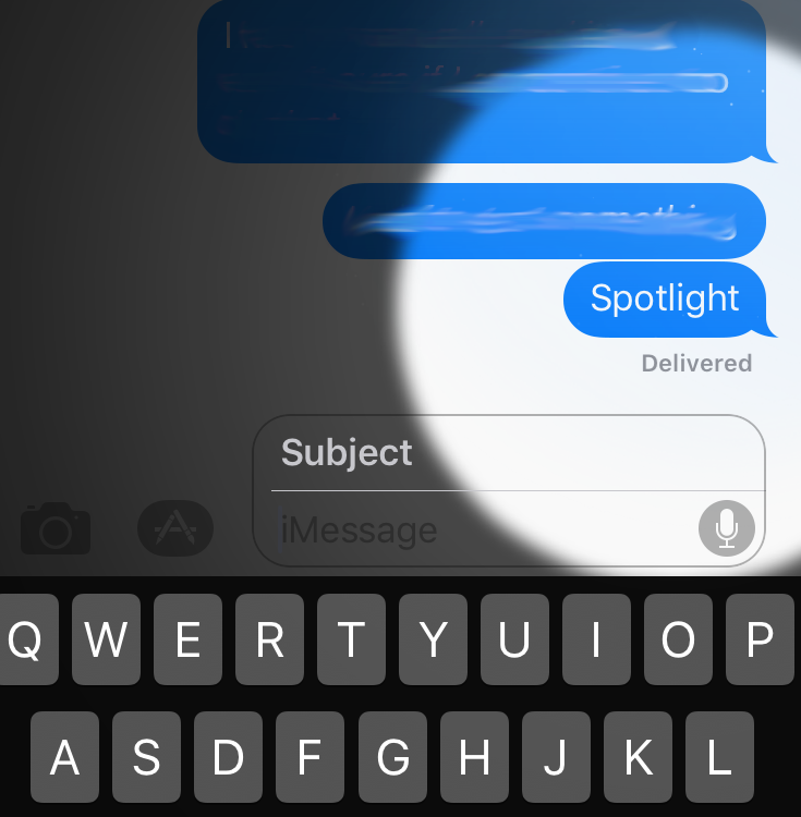Spotlight iOS 11
