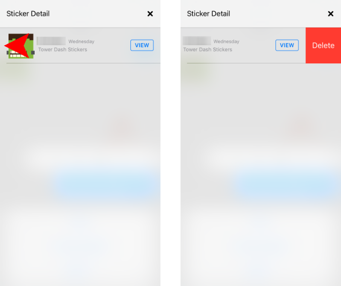 How to delete stickers from messages on iPhone.