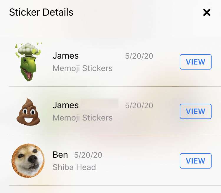 iMessage Stickers 3