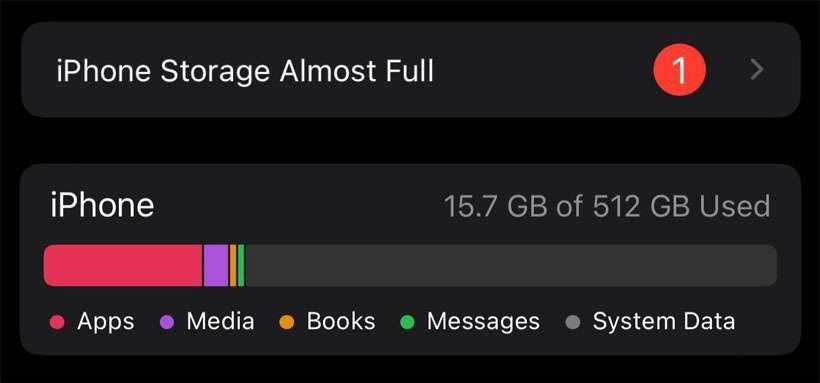 iPhone storage full iOS 15 iPhone storage full iOS 15