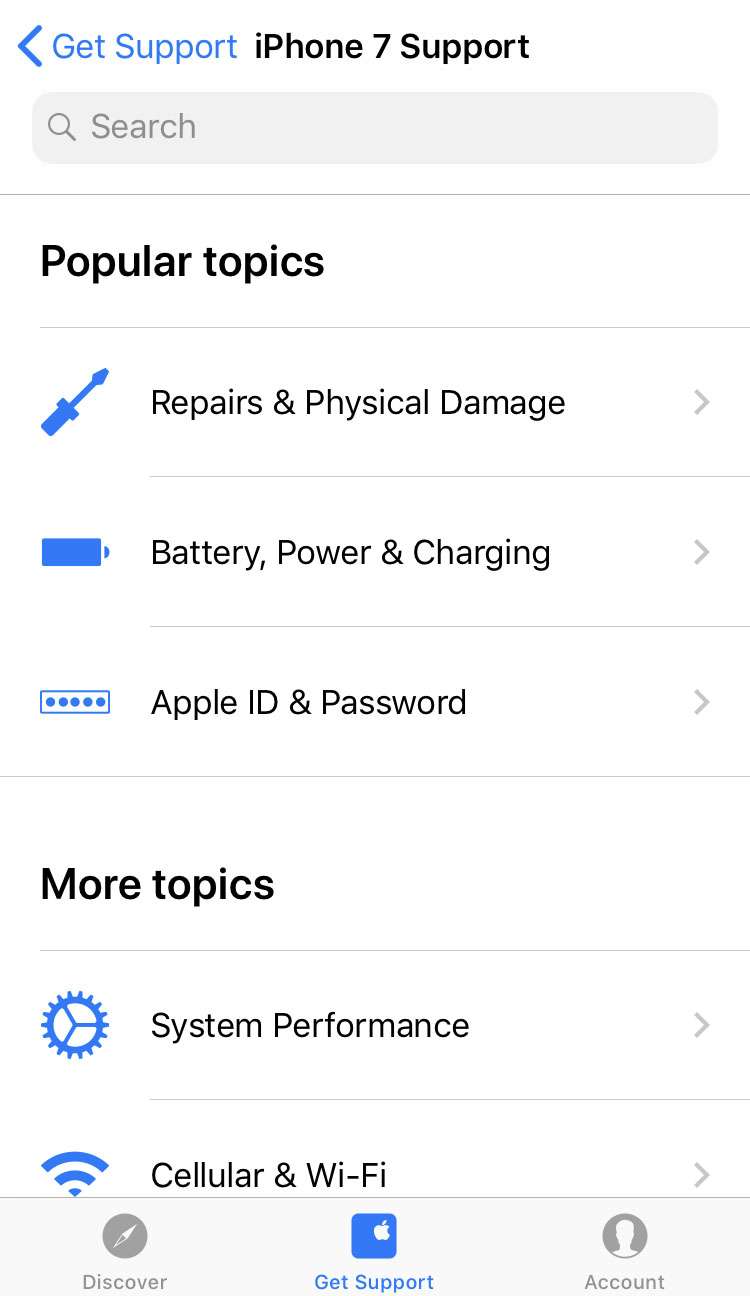 Apple Support app 4 iPhone iOS Apple Support app 4 iPhone iOS