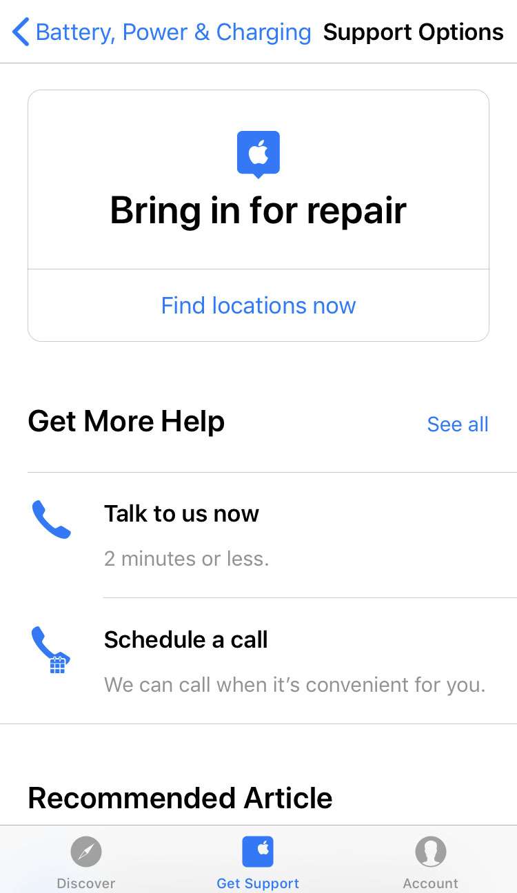 Apple Support app 6 iPhone iOS Apple Support app 6 iPhone iOS