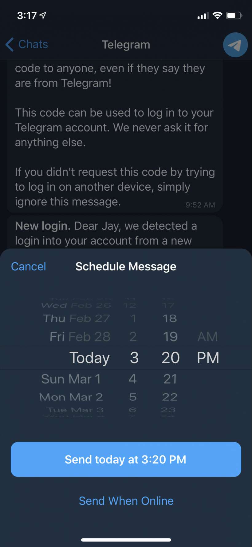 How to set reminders and schedule messages in Telegram on iPhone and iPad. How to set reminders and schedule messages in Telegram on iPhone and iPad.
