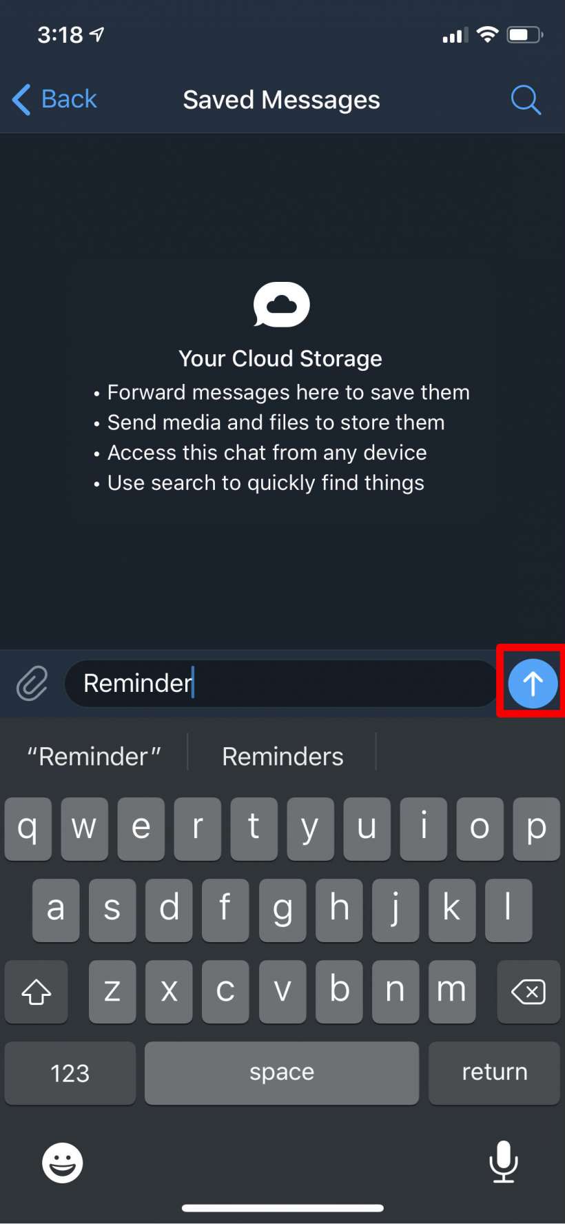 How to set reminders and schedule messages in Telegram on iPhone and iPad.