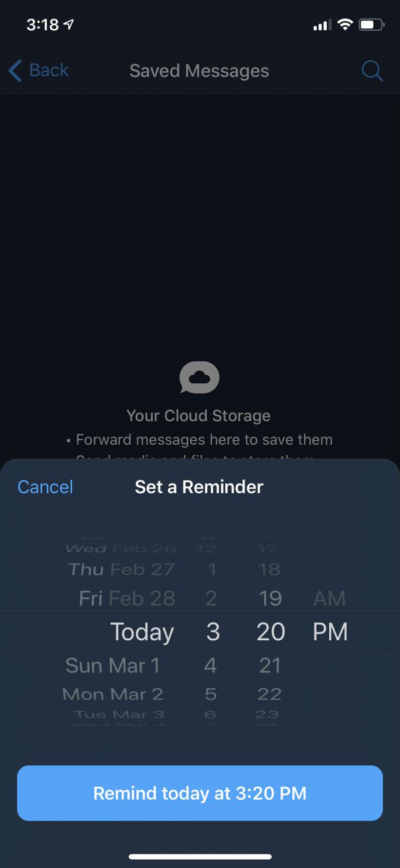 How to set reminders and schedule messages in Telegram on iPhone and iPad.