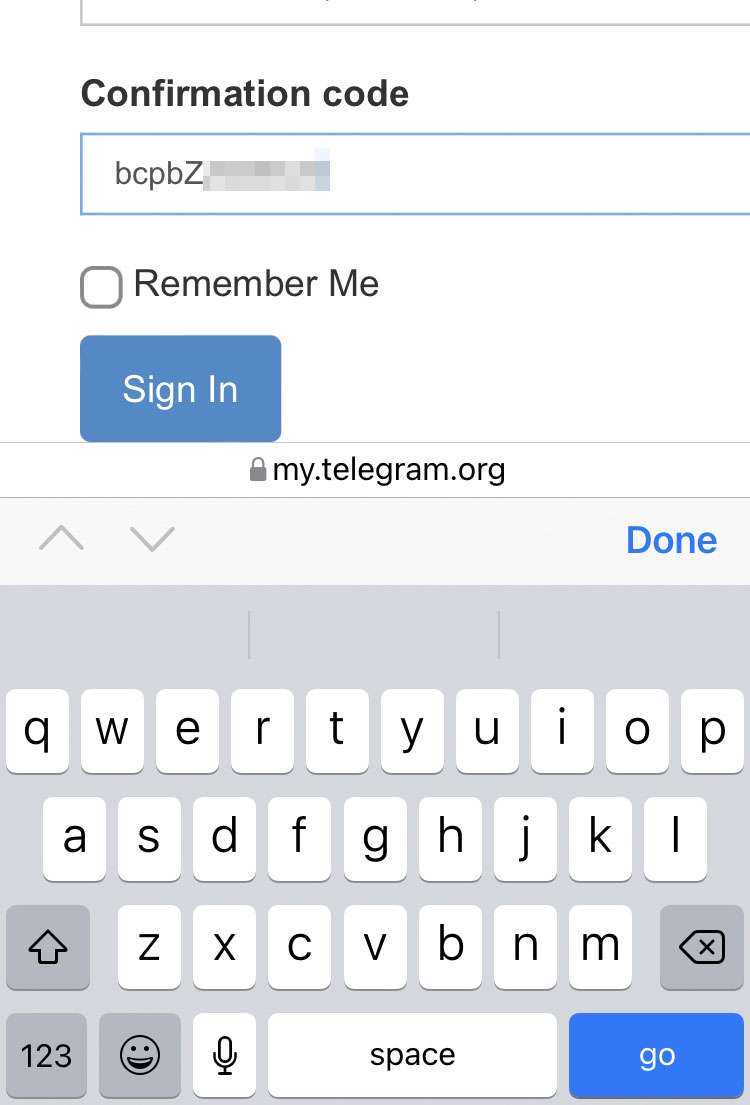 Delete Telegram account 7