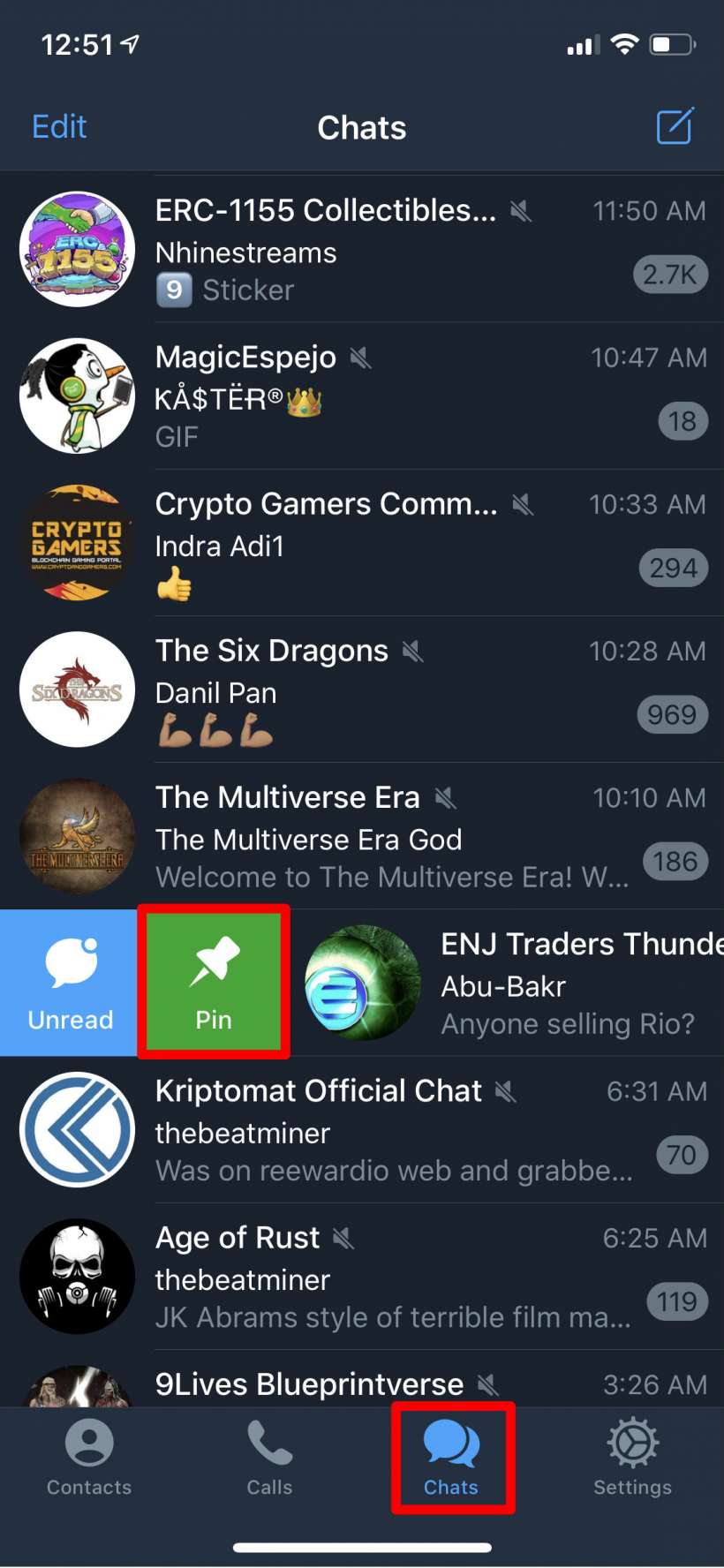How to put Telegram channels in order on iPhone and iPad. How to put Telegram channels in order on iPhone and iPad.