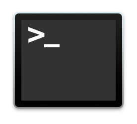 Applications Utilities Terminal icon Applications Utilities Terminal icon