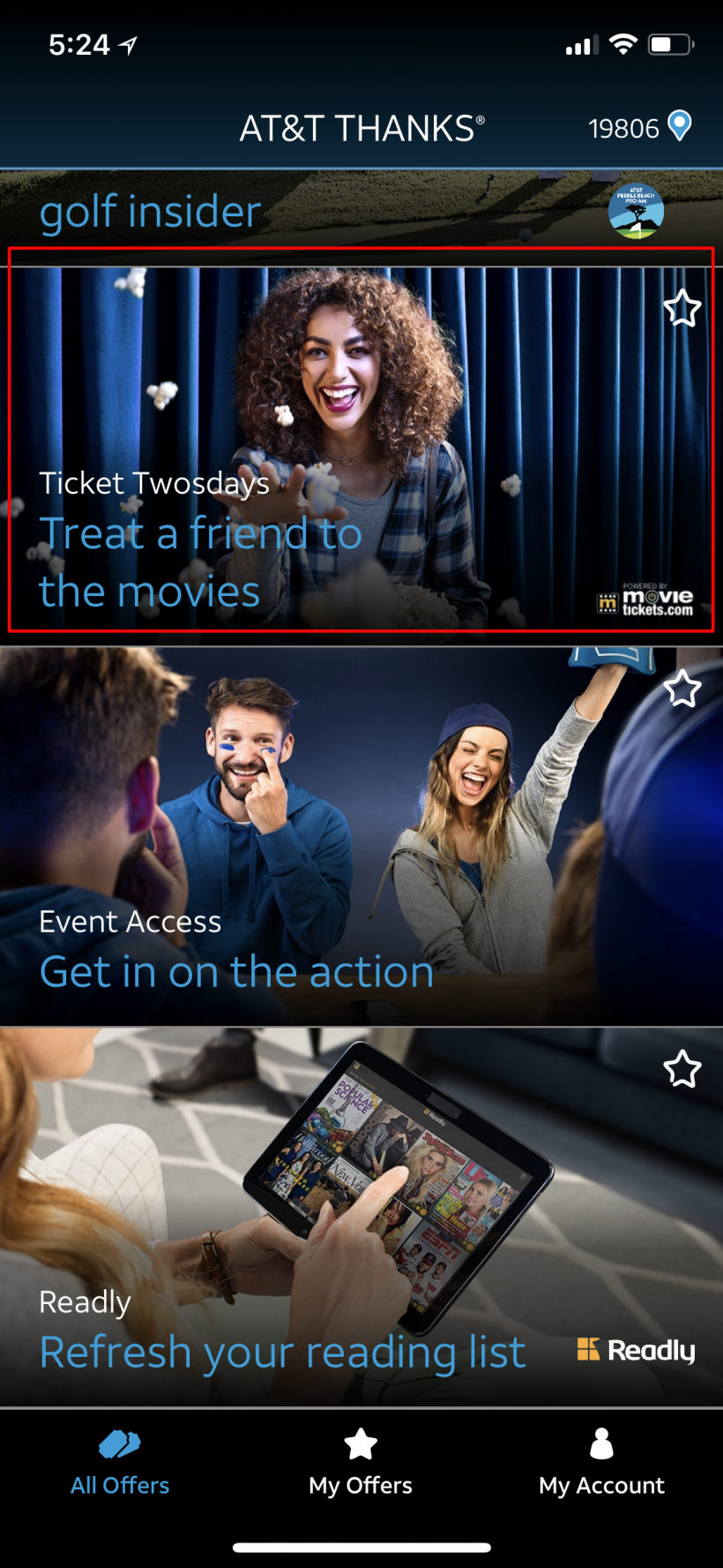 How to get free movie tickets, magazine subscriptions and other rewards from the AT&T Thanks app for iPhone and iPad.