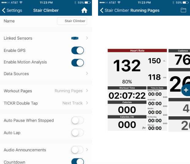 Wahoo Fitness app for TICKR X workout tracker. Wahoo Fitness app for TICKR X workout tracker.