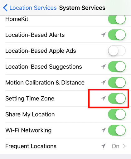 Setting Time Zone Setting Time Zone