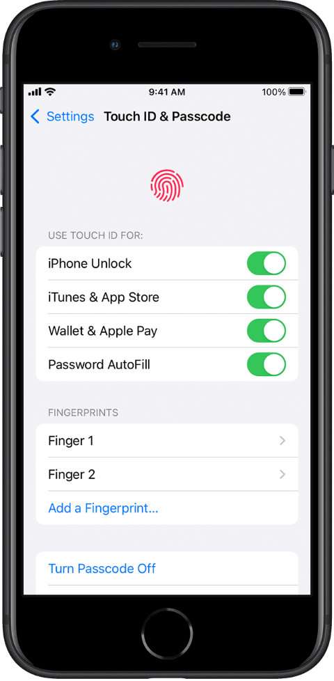 iPhone Touch ID iPhone Touch ID