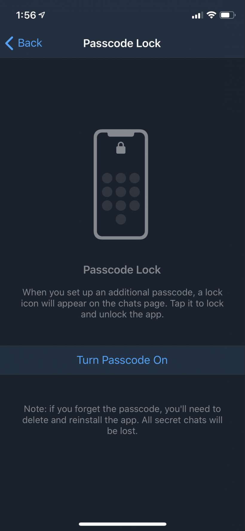 How to lock Telegram chats with a PIN code password on iPhone and iPad.