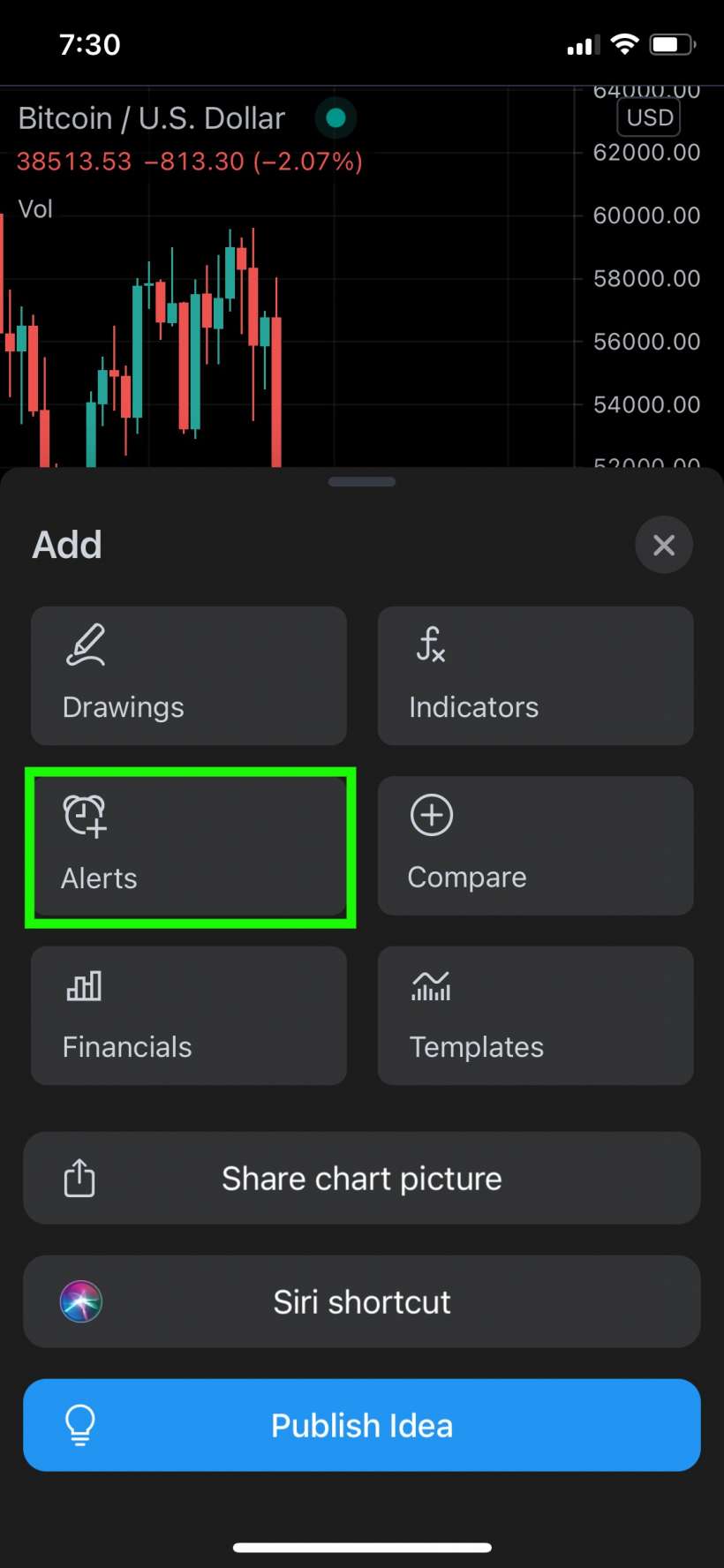 How to set price alerts for Bitcoin, Ethereum and other cryptocurrencies on iPhone and iPad.