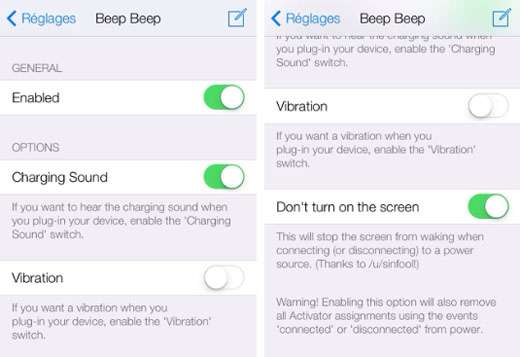 cydia tweak Beep Beep