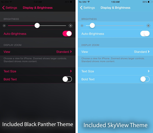 theme Settings app