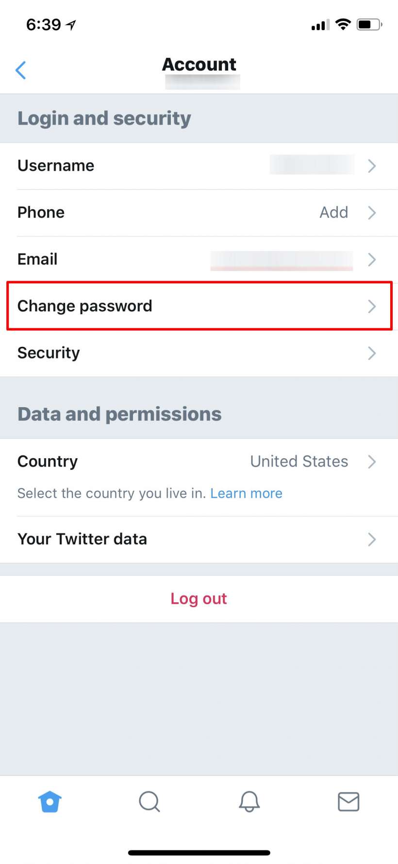 How to change your Twitter password and activate two factor authentication 2FA.