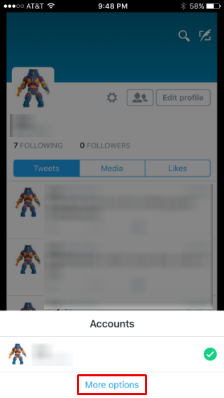 How to manage multiple Twitter accounts on iPhone.