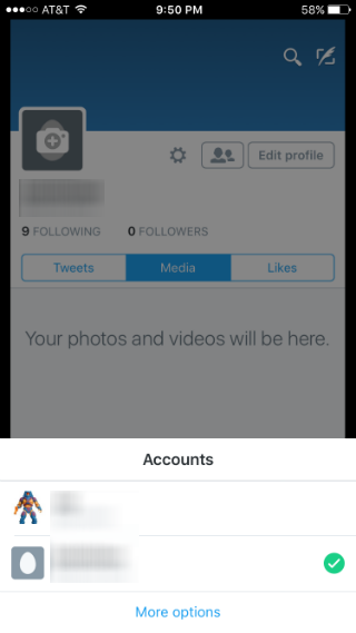 How to manage multiple Twitter accounts on iPhone.