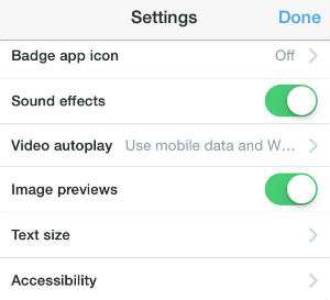 Twitter Settings Twitter Settings