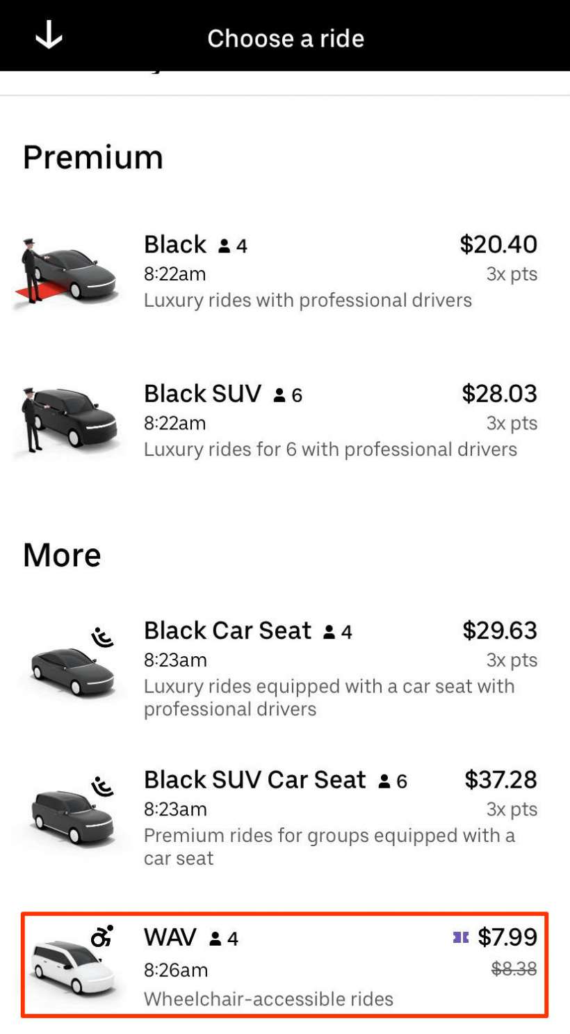 Uber WAV uber wav