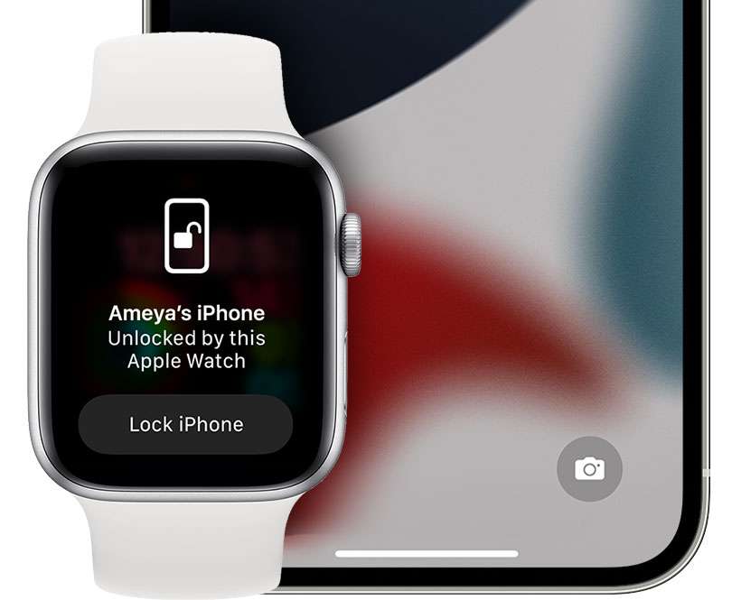 unlock iPhone with Apple Watch face covering