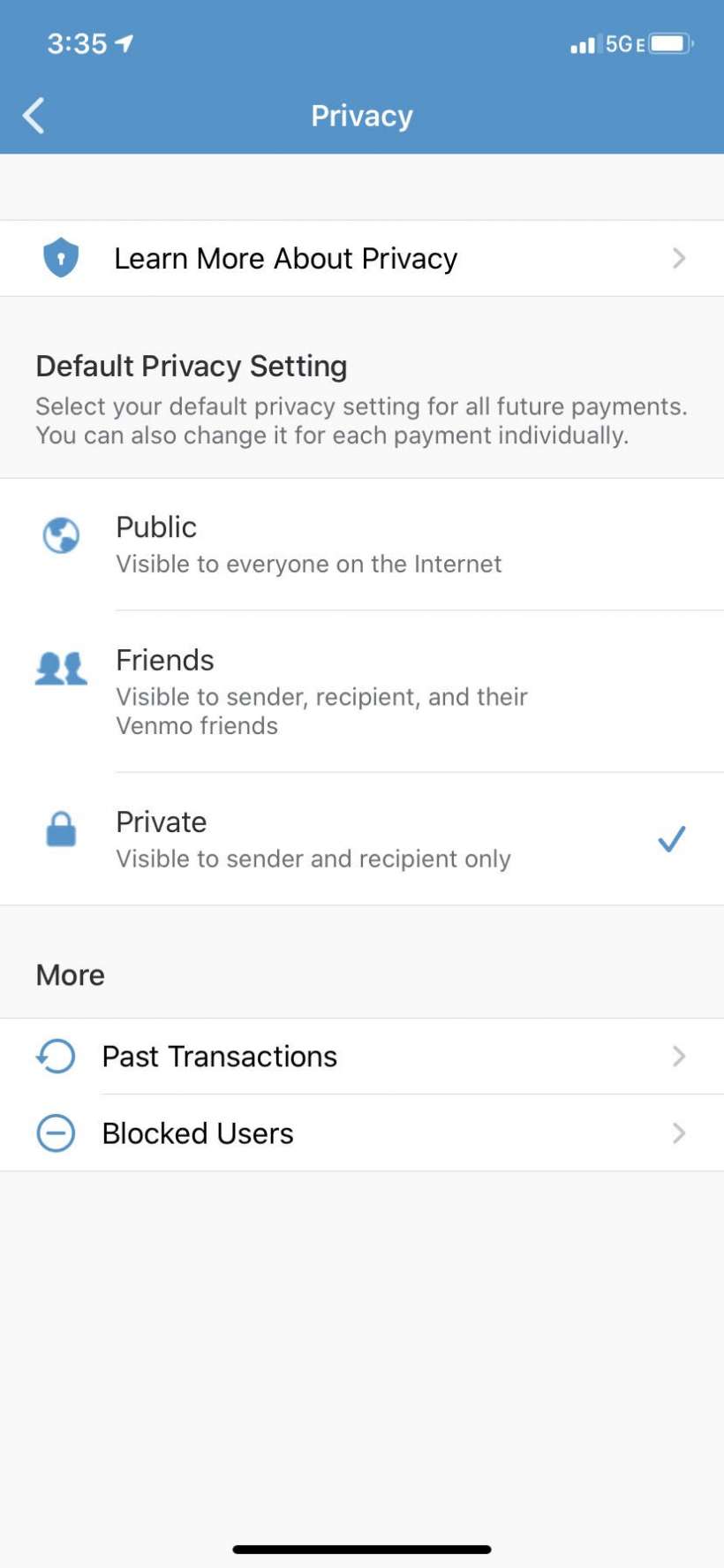 Private Venmo Private