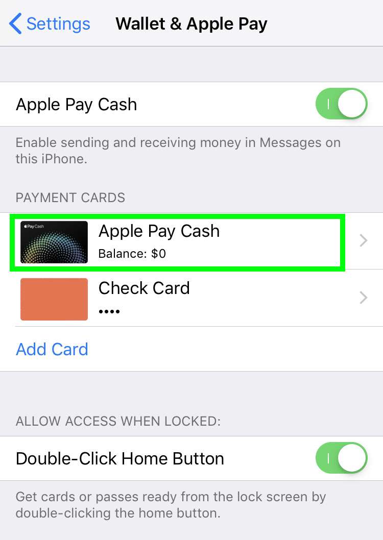 Apple Pay Cash identity verification iPhone