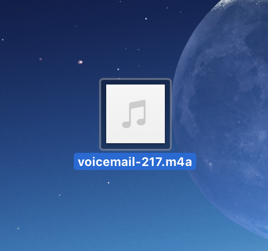 How to transfer a voicemail from your iPhone to your computer.