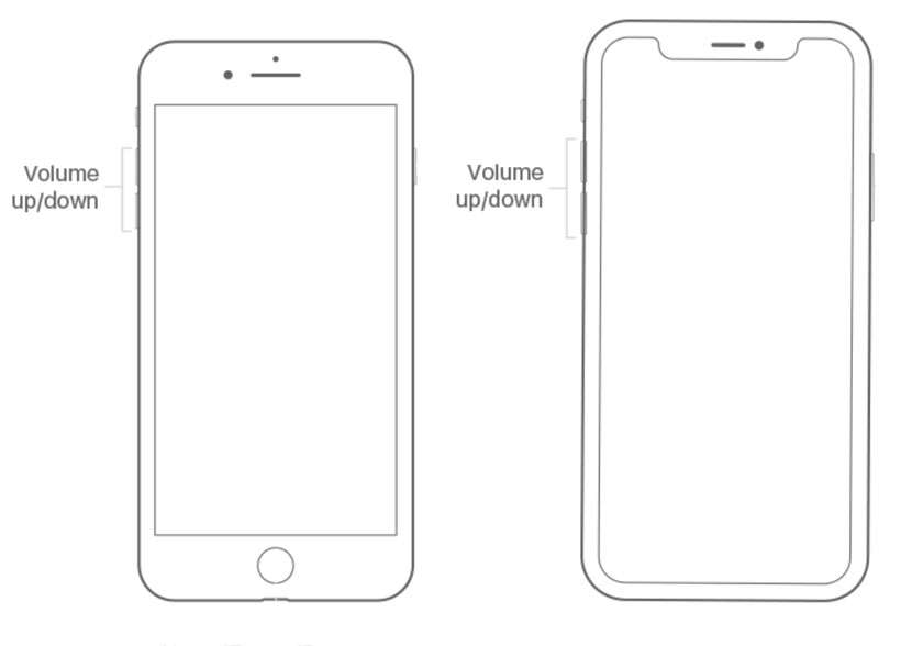 iPhone volume buttons iPhone volume buttons