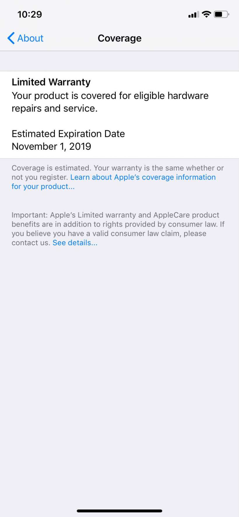 How to check your iPhone or iPad's warranty and AppleCare expiration in Settings