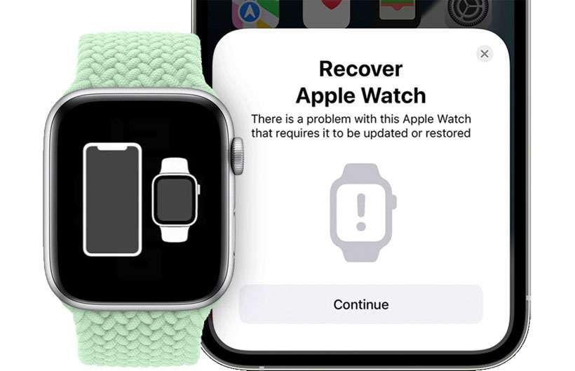 Apple Watch restore from iPhone