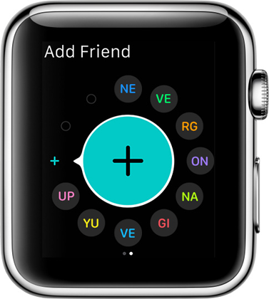 watchOS 2 friends list watchOS 2 friends list